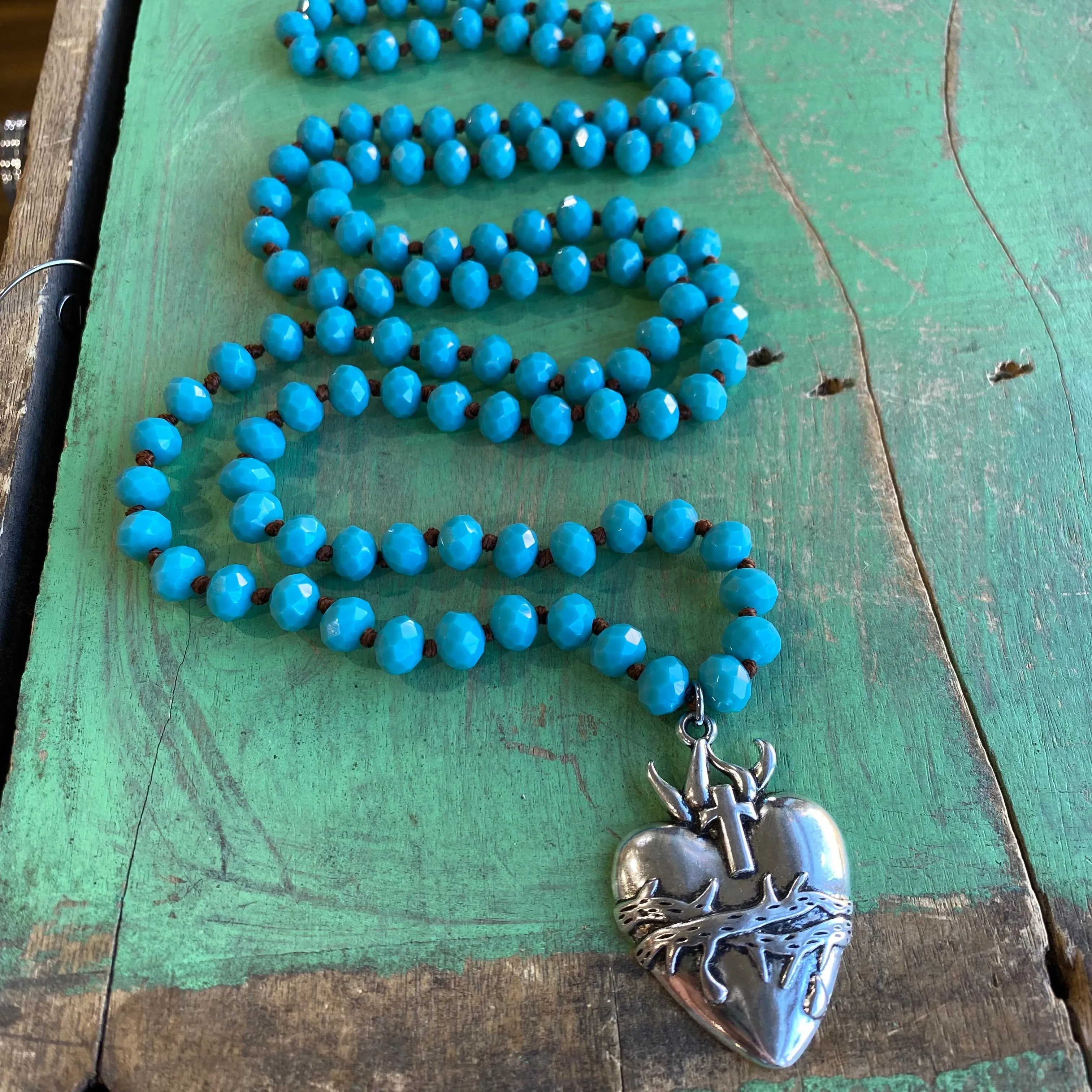 Long Crystal Faith Necklaces