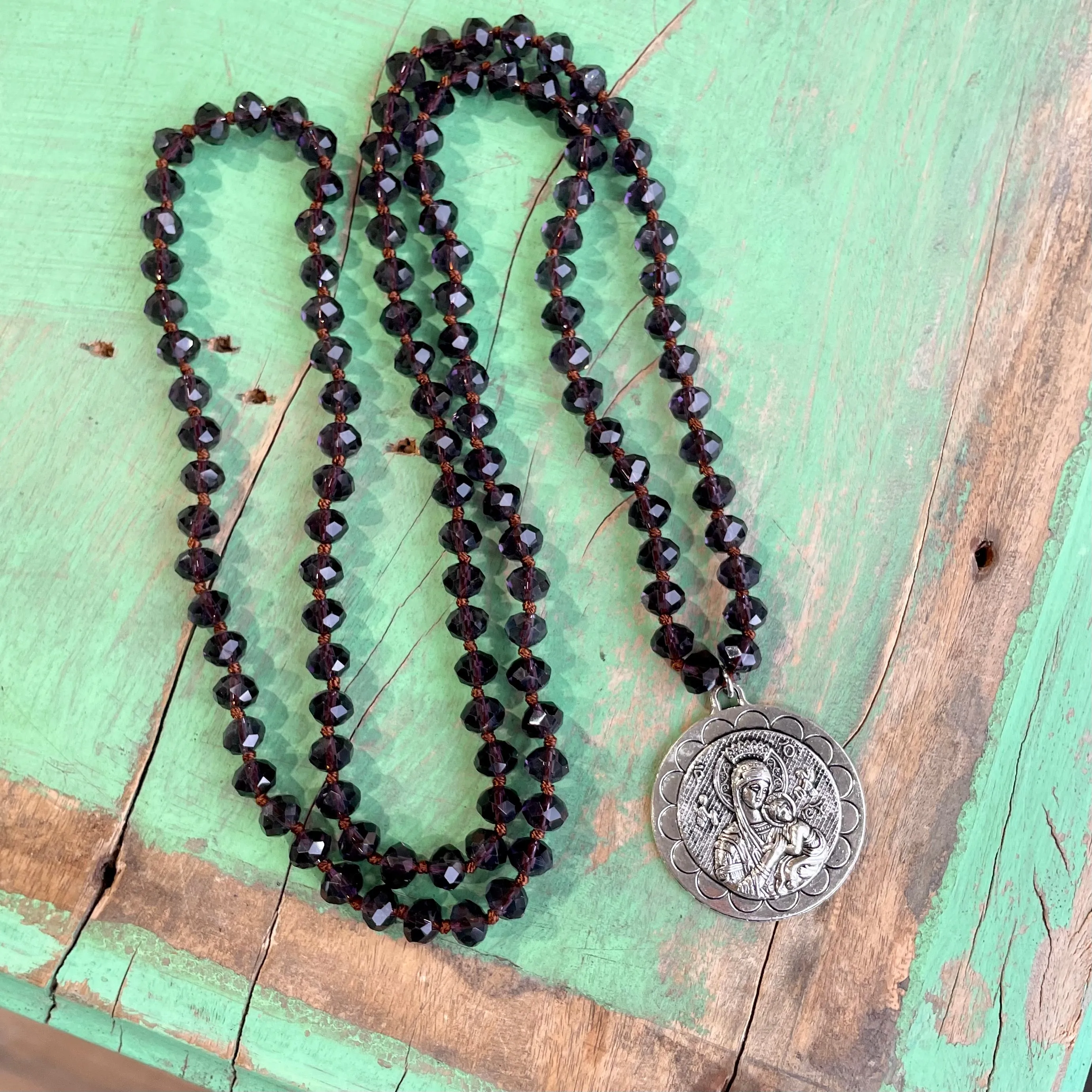 Long Crystal Faith Necklaces