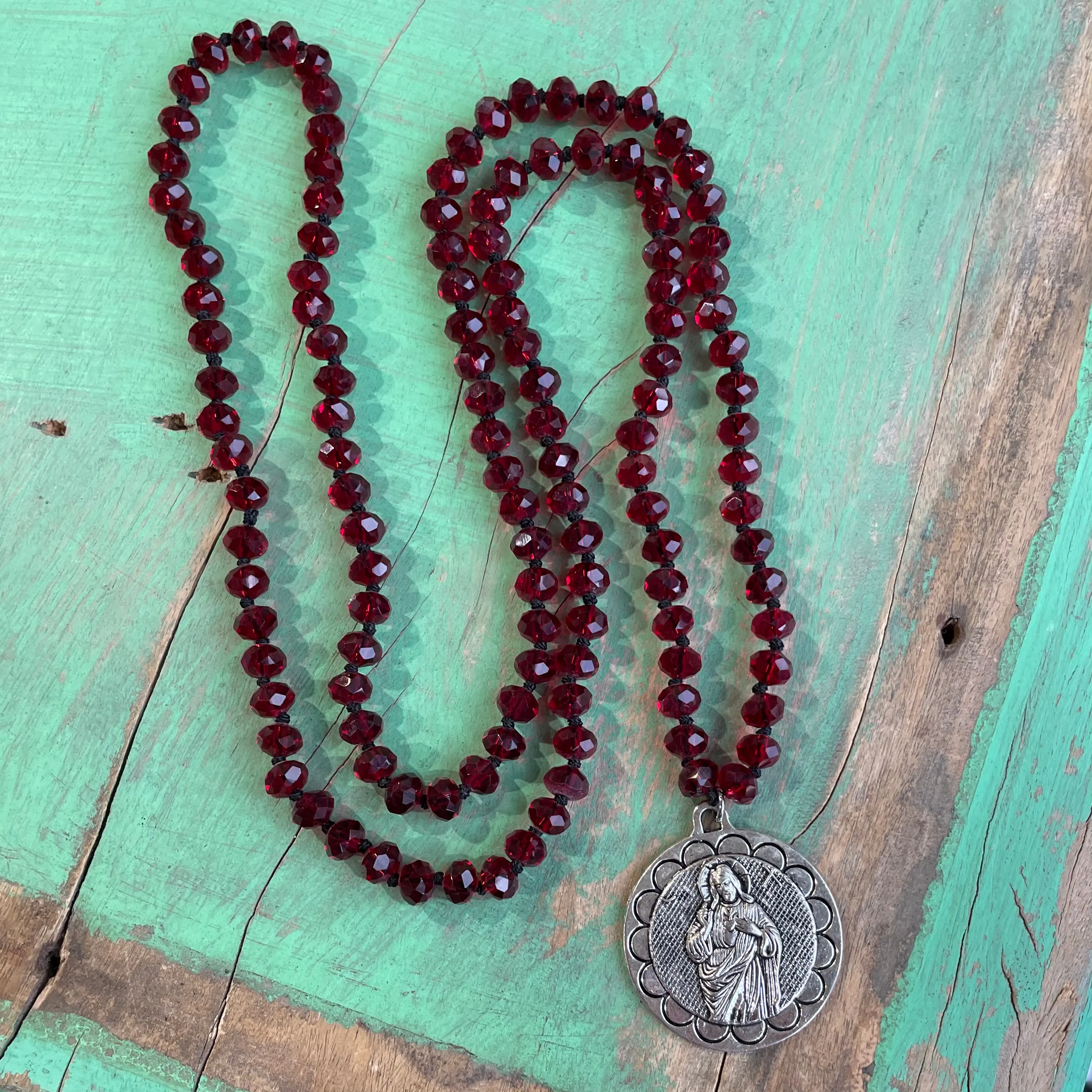 Long Crystal Faith Necklaces