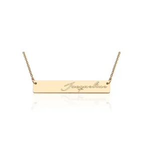 Name Bar Necklace