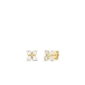 Roberto Coin Love In Verone Diamond Stud Earrings