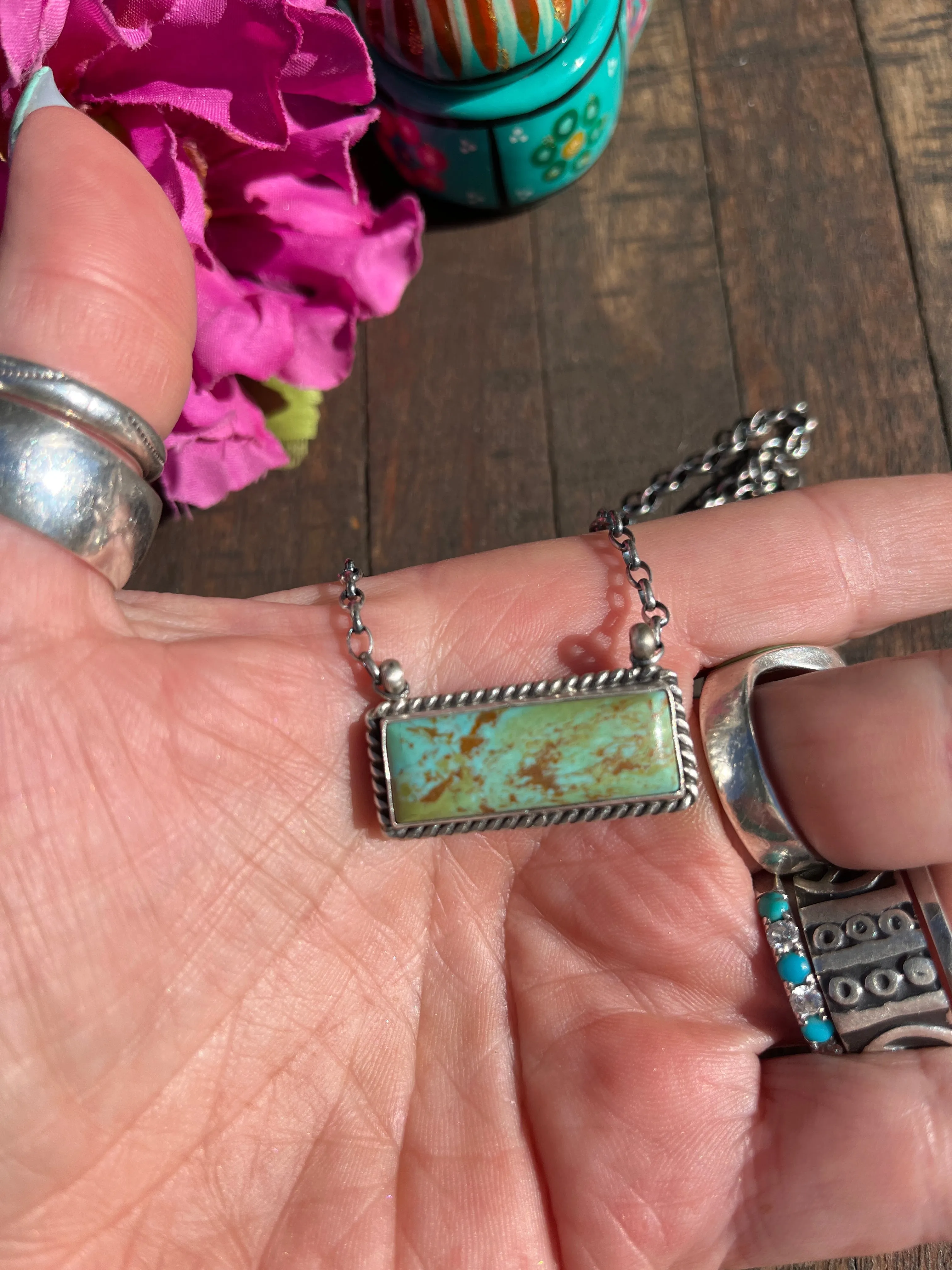 Simple Kingman Bar Necklace #7