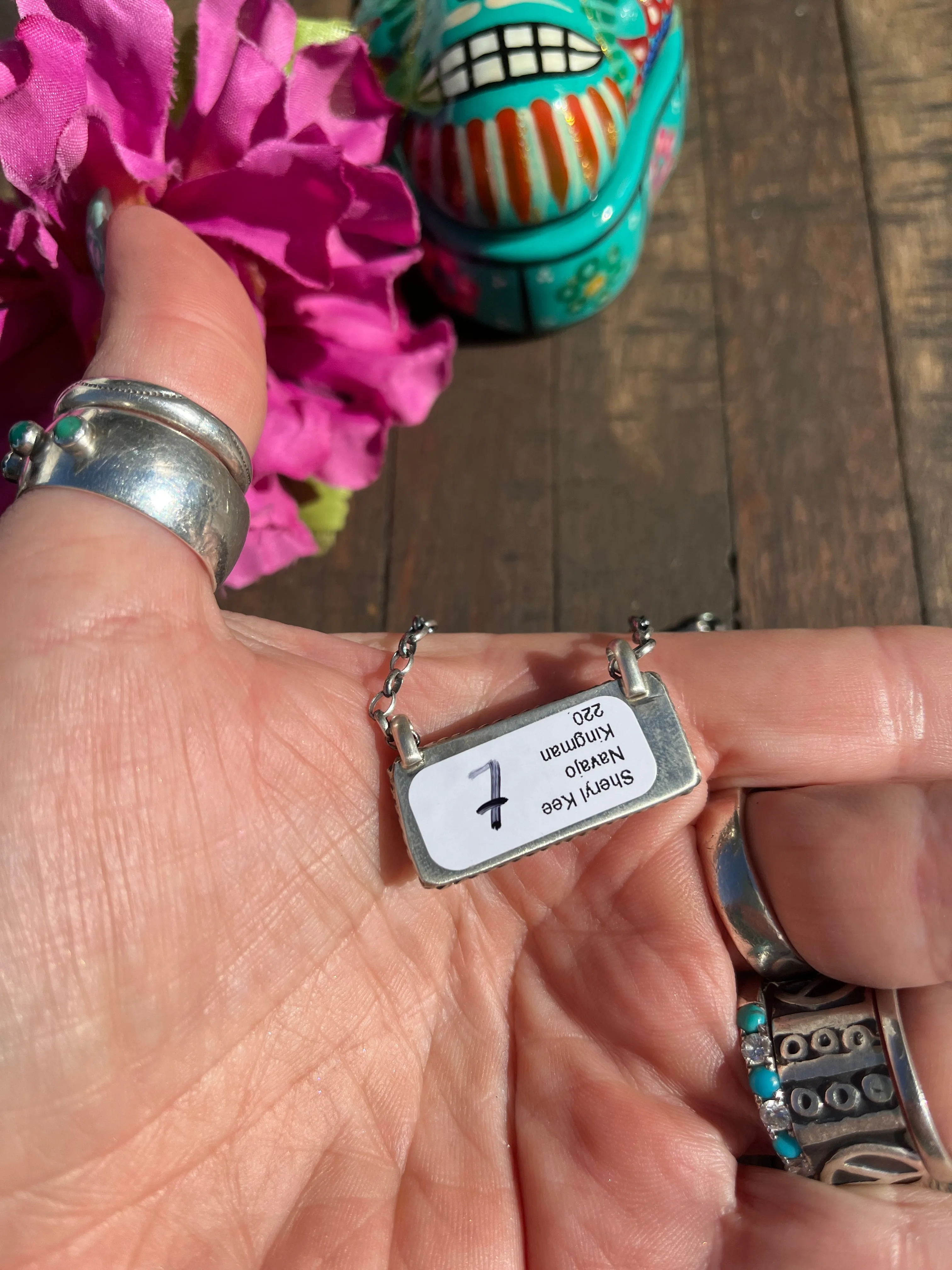 Simple Kingman Bar Necklace #7