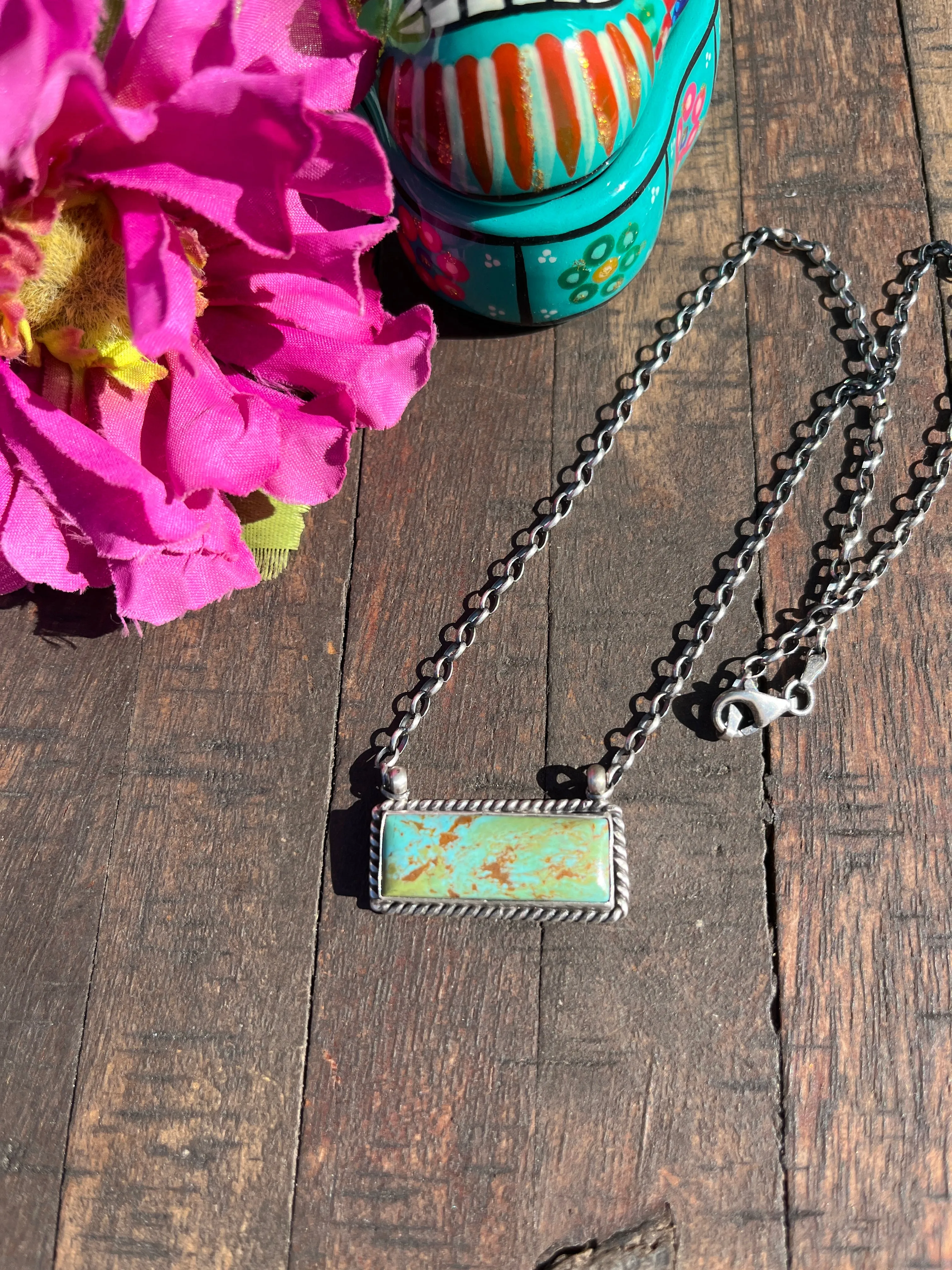 Simple Kingman Bar Necklace #7